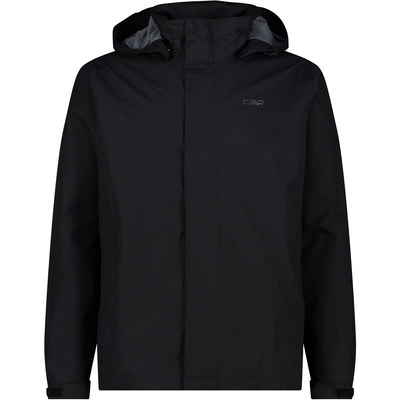 CMP Heren Hoodie Button Regenjas (Maat M, Zwart)