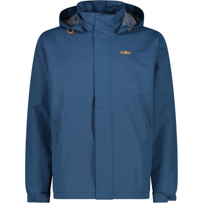 CMP Heren Hoodie Button Regenjas (Maat 3XL, Blauw)