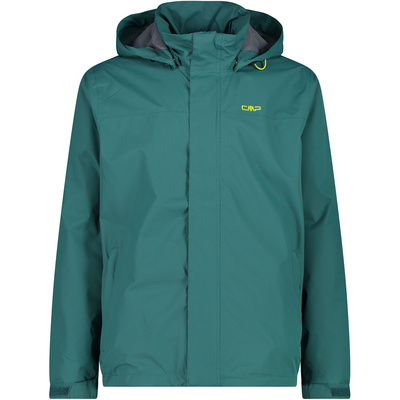 CMP Heren Hoodie Button Regenjas (Maat XXL, Blauw)