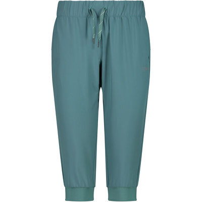 CMP Dames Stretch 3/4-broek (Maat M, Turquoise)