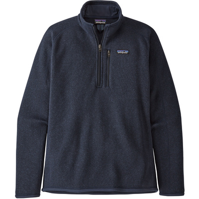 Patagonia Heren Better Sweater 1/4 Zip Longsleeve (Maat XXL, Blauw)