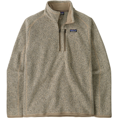 Patagonia Heren Better Sweater 1/4 Zip Longsleeve (Maat S, Beige)
