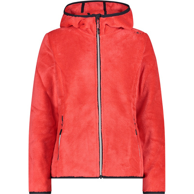 CMP Dames Highloft Hooded Vest (Maat XS, Oranje)