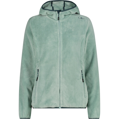 CMP Dames Highloft Hooded Vest (Maat XS, Groen)