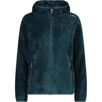 CMP Dames Highloft Hooded Vest (Maat XS, Groen)