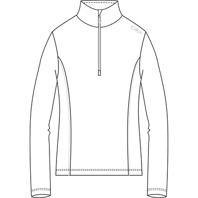 CMP Kinderen Girls Performance Longsleeve (Maat 110, Wit)