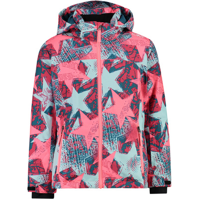 CMP Kinderen Girls Flat Snaps Jas (Maat 176, Turquoise)