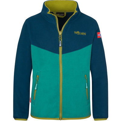 Trollkids Kinderen Oppdal XT Vest (Maat 104, Blauw)