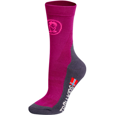 Trollkids Kinderen Trekking Mid Cut II Sokken (Maat 39 , Roze)
