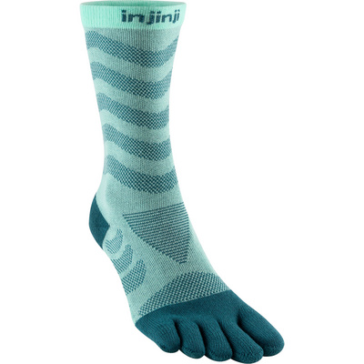 Injinji Dames Ultra Run Crew sokken (Maat 40.5 , Turquoise)