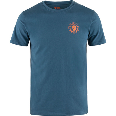 Fjällräven Heren 1960 Logo T-shirt (Maat XXL, Blauw)