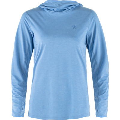 Fjällräven Dames Abisko Sun hoodie (Maat XS, Blauw)