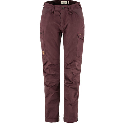 Fjällräven Dames Kaipak Curved broek (Maat S, Rood)