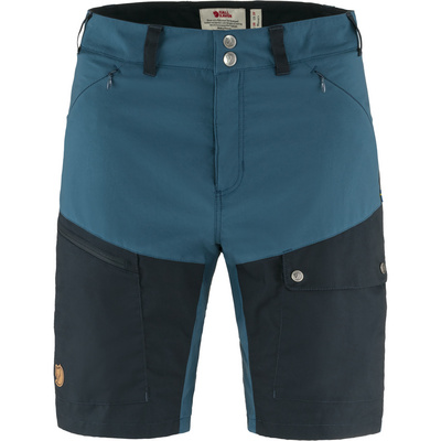 Fjällräven Dames Abisko Midsummer short (Maat M, Blauw)