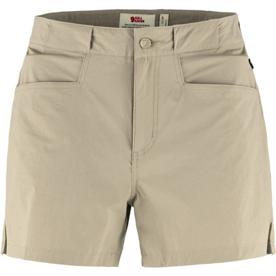 Fjällräven Dames High Coast Lite short (Maat L , Beige)