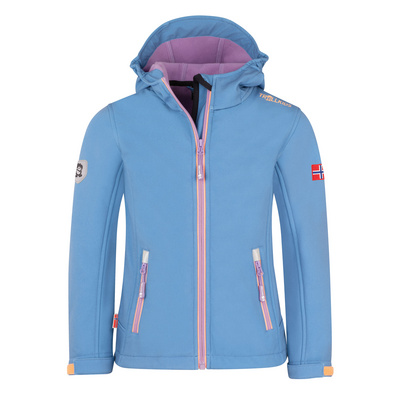 Trollkids Veste Girls Trollfjord (taille 104, Bleu)