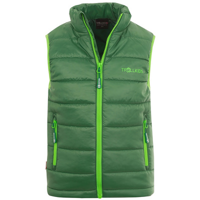 Trollkids Kinderen Trondheim Bodywarmer (Maat 92, Groen)