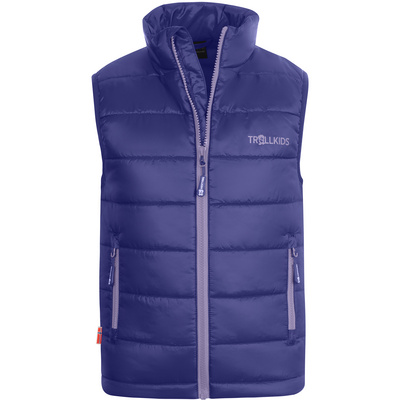 Trollkids Kinderen Trondheim Bodywarmer (Maat 92, Paars)
