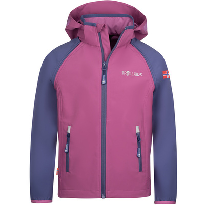 Trollkids Kinderen Rondane Zip Off XT jas (Maat 176, licht roze)