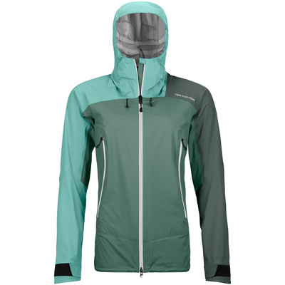 Ortovox Dames Westalpen 3L Light jas (Maat M, Turquoise)