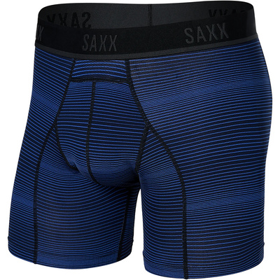Saxx Underwear Heren Kinetic HD Boxer Brief (Maat L, Blauw)