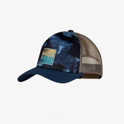 Buff Kinderen Truckercap (Maat ONE SIZE, Blauw)