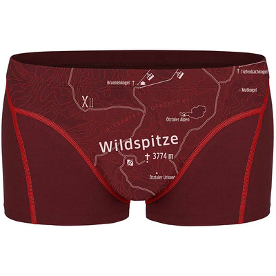 Ein schöner Fleck Erde Homme Boxer Wildspitze (taille S, Rouge)
