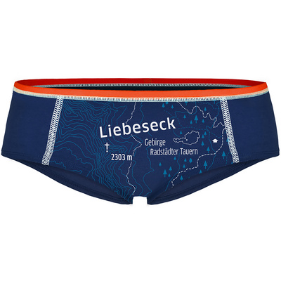 Ein schöner Fleck Erde Dames Liebeseck onderbroek (Maat XL, Blauw)