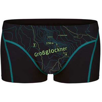 Ein schöner Fleck Erde Heren Großglockner boxer (Maat S, Zwart)