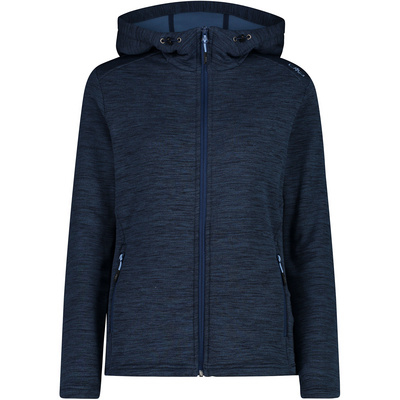 CMP Dames Hooded Fleece Vest (Maat XS, Blauw)