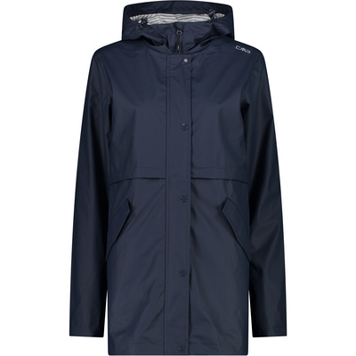 CMP Dames Fix hoodie regenjas (Maat L, Blauw)