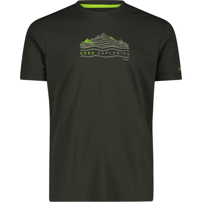 CMP Heren Print functioneel T-shirt