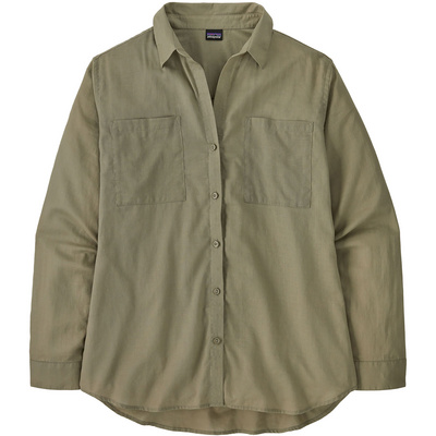 Patagonia Dames Lightweight Buttondown blouse (Maat XS, Groen)