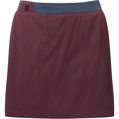 Mountain Equipment Dames Dynamo skort (Maat XL, Rood)