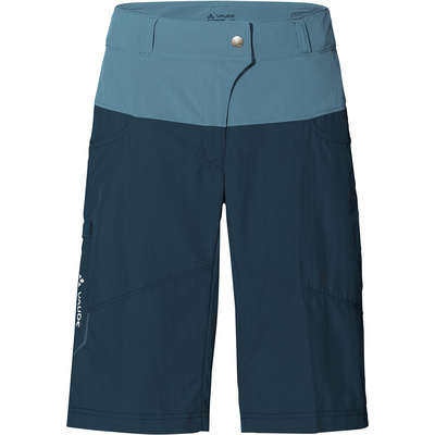 Vaude Dames Qimsa short (Maat S, Blauw)