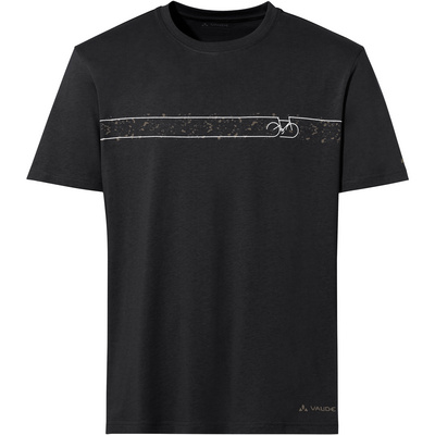 Vaude Heren Cyclist V T-shirt (Maat L, Zwart)