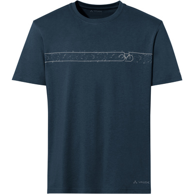 Vaude Heren Cyclist V T-shirt (Maat S, Blauw)