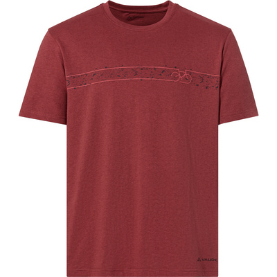 Vaude Heren Cyclist V T-shirt (Maat M, Rood)