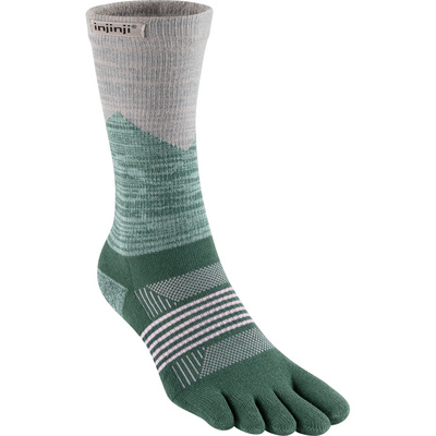 Injinji Dames Trail Midweight Crew sokken (Maat 35 , Groen)