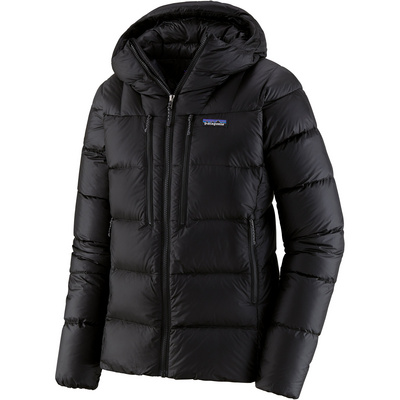 Patagonia Dames Down Fitz Roy Hoodie Jas (Maat XL, Zwart)