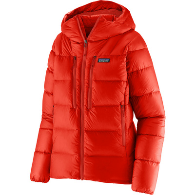 Patagonia Dames Down Fitz Roy Hoodie Jas (Maat L, Rood)