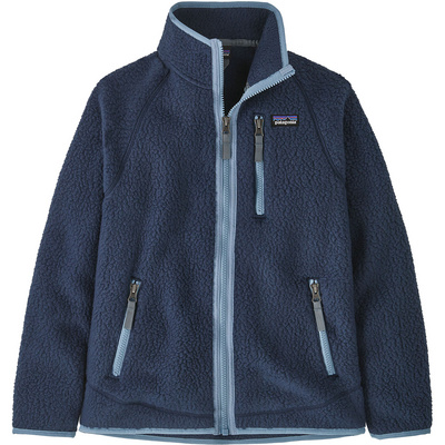Patagonia Enfants Veste Retro Pile (taille 169, Bleu)