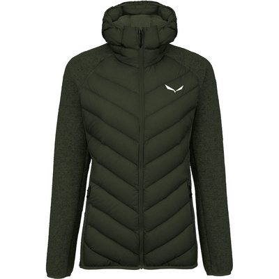 Salewa Dames Fanes Hybride Jas (Maat L, Olijf)