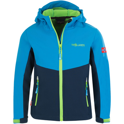 Trollkids Kinderen Kristiansand jas (Maat 98, Blauw)