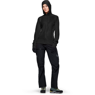 Norrona Dames Falketind Alpha120 Vest (Maat XS, Zwart)