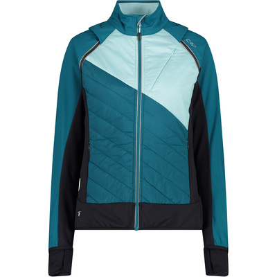 CMP Dames Sleeves softshelljas (Maat XS, Turquoise)