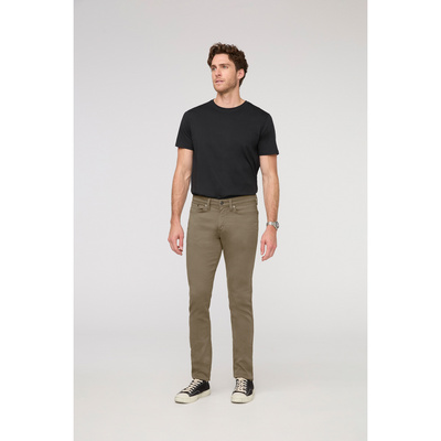 Duer Heren No Sweat Broek Slim (Maat S, Olijf)