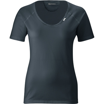 Gonso Dames Ave T-shirt (Maat S, Zwart)