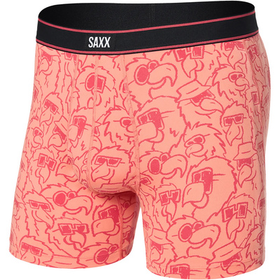 Saxx Underwear Heren Daytripper Fly boxershort (Maat L, Oranje)
