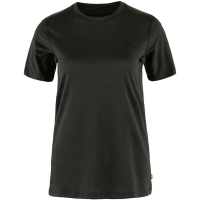 Fjällräven Dames Abisko Day Hike T-shirt (Maat L, Zwart)